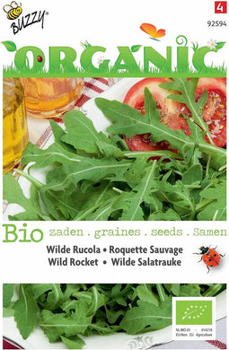 2 stuks Organic Rucola wilde meerjarig (Skal 14275)