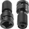 2 Stuks - Quick Release Hex Shank Adapter - 1/2 Vierkant Drive Naar 1/4 Hex Shank - Socket Adapter - Sockets - Converter - Geschikt Voor Ratelsleutel, Schroevendraaier, Bithouder - Zwart
