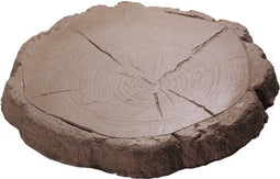 2 stuks! Staptegel boomstam bruin 45x3.5 cm Gardenlux