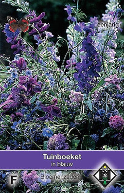 2 stuks Tuinboeket in Blauw