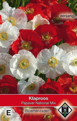 2 stuks Van Hemert & Co Papaver national mix