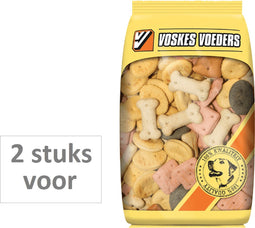 2 stuks! Voskes hondenvoer engelse koekjes
