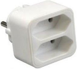 2-voudige Euro Verdeelstekker Wit