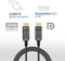 20 meter 8K DisplayPort 2.1 DP40 UHBR10 LSZH Active Optical Cable (AOC)