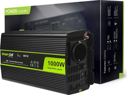 2000W (1000W continu) DC 24V naar AC 230V met USB Stroom Inverter Converter - Pure/Full Sine Wave