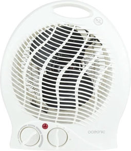 2000W OCEANIC mobiele luchtverhitter - 2 vermogens - Ventilatiefunctie - Wit