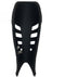 Brabo F1.1 - Washable Scheenbeschermers - Anatomisch voorgevormd - Zwart - Wit