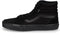 Vans Filmore Hi Sneakers - Suede - Dubbelgestikt - Zwart - Maat 41