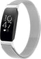 iMoshion Bandje Geschikt voor Fitbit Inspire Maat M - iMoshion Milanees magnetische band met installatiehulp - Zilver
