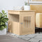 vidaXL - Hondenbench - 55 - x - 80 - x - 68 - cm - bewerkt - hout - sonoma - eikenkleurig