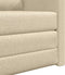 vidaXL - Hoefslaapbank - 2-in-1 - Crème - 74x77x81 - cm - Stof