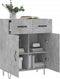 vidaXL - Dressoir - 69,5x34x90 - cm - bewerkt - hout - betongrijs