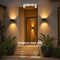 Goliving - Wandlamp met bewegingssensor - IP65 waterproof - Zwart