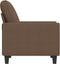 Fauteuil 60 cm stof bruin