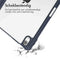 imoshion Tablet Hoes - Geschikt voor iPad Air 5 (2022) / Air 4 (2020) / Air 11 inch (2025) M3 / Air 11 inch (2024) M2 - Trifold Hardcase Bookcase - Donkerblauw