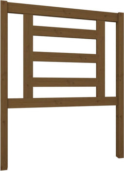 vidaXL - Hoofdbord - 81x4x100 - cm - massief - grenenhout - honingbruin