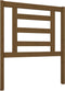vidaXL - Hoofdbord - 81x4x100 - cm - massief - grenenhout - honingbruin