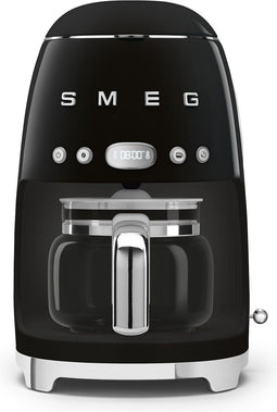 SMEG DCF02BLEU - Filterkoffiemachine - 10 koppen - Warmhoudfunctie - Zwart