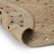 vidaXL - Tapijt - met - ontwerp - rond - 240 - cm - gevlochten - jute