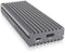 ICY BOX IB-1817M-C31 - Externe M.2 NVMe SSD-behuizing - USB 3.1 Type-C 10 Gbit/s - Grijs