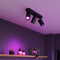 Calex Smart Plafondlamp - 3-Lichts - Dimbaar - Zwart