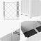 vidaXL - Tuinplantbak - met - Trellis - 5 - stuks - Wit - 120x120x143 - cm
