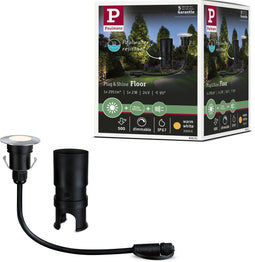 Paulmann Floor Mini - LED-grondinbouwlamp - IP67 3000K 2,5W Zilver