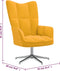 vidaXL Relaxstoel fluweel mosterdgeel