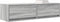 vidaXL - TV-kast - Grijs - Sonoma - 100x31x25,5 - cm - Bewerkt - Hout
