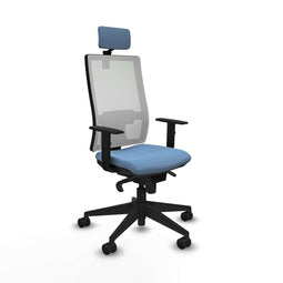 Bureaustoel Piqueras y Crespo 1D066N2 Hemelsblauw
