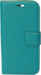 Mobiparts iPhone 13 - Wallet Case - Saffiano motief - Turquoise