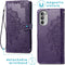 iMoshion Hoesje Geschikt voor Motorola Moto G82 / Moto G52 Hoesje Met Pasjeshouder - iMoshion Mandala Bookcase - Paars