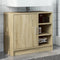 vidaXL - Wastafelkast - 63x29x55 - cm - bewerkt - hout - sonoma - eikenkleurig