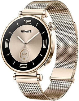 Huawei Watch GT 4 41 mm goud met Milanees bandje goud