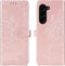 iMoshion Hoesje Geschikt voor Samsung Galaxy Z Fold 5 Hoesje Met Pasjeshouder - iMoshion Mandala Bookcase - Rosé Goud