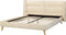 SENLIS - Tweepersoonsbed - Beige - 180 x 200 cm - Fluweel