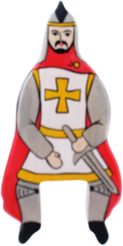 Holztiger Sprookjes En Ridders: Rijdende Ridder Rood (15 Cm)