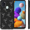 iMoshion Hoesje Geschikt voor Samsung Galaxy A21s Hoesje Siliconen - iMoshion Design hoesje - Zwart / Vogels illustratie