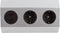 Heitronic 500070 Stekkerdoos Wit, Zilver 1 stuk(s)