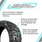 Bitume - 8,5 x 3 inch Semi-Off Road Band - Antislip - Compatibel met Dualtron Mini en Speedway