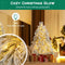 Coast Kunstkerstboom 150 cm - LED 150 Warmwitte Lampjes - Besneeuwd Groen/Wit - 279 Takken