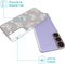 iMoshion Hoesje Geschikt voor Samsung Galaxy S22 Hoesje Siliconen - iMoshion Design hoesje - Grijs / Butterfly