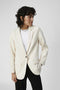 Object Objsigrid - L/s Blazer - Regular Fit - Zand - Maat 42
