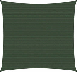vidaXL - Zonnezeil - 160 - g/m² - 3x3 - m - HDPE - donkergroen