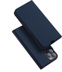 Dux Ducis - Slim bookcase hoes - Geschikt voor iPhone 13 Pro - Blauw