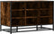 vidaXL - Schoenenbank - 84x40x53,5 - cm - bewerkt - hout - en - metaal - gerookt - eiken