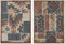 Esprit - Schilderij Indiaas - Blauw Rood Beige 75 x 3 x 105 cm (2 stuks)