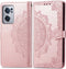 iMoshion Hoesje Geschikt voor OnePlus Nord CE 2 5G Hoesje Met Pasjeshouder - iMoshion Mandala Bookcase - Rosé Goud
