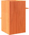vidaXL - Kattenhuis - 43x43x60 - cm - massief - grenenhout - wasbruin