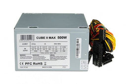 iBox CUBE II - Voeding ATX - 500W 20 dB - Zilver